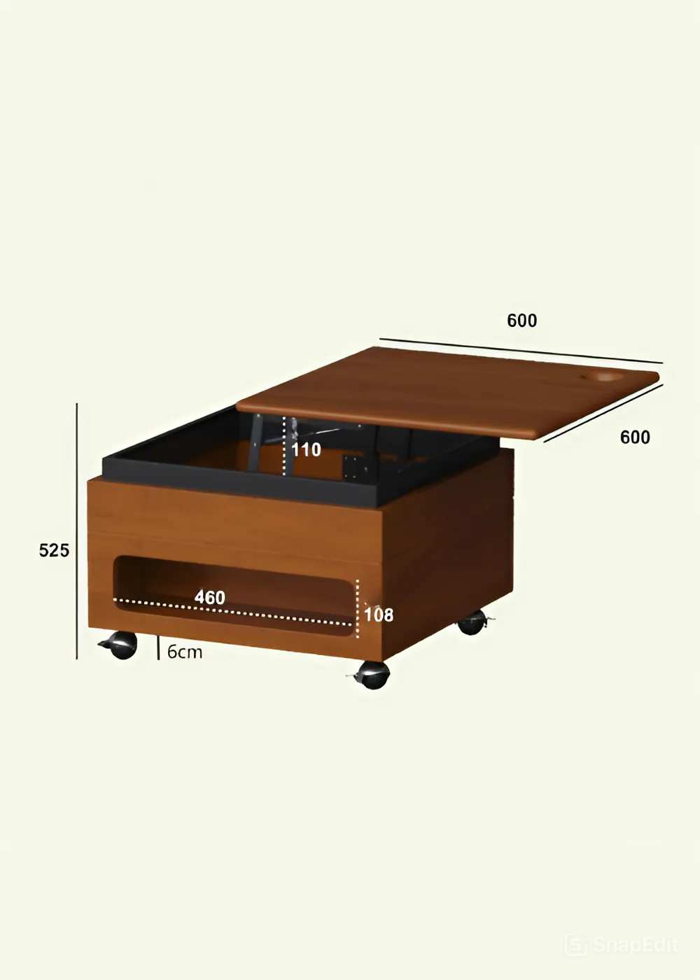 โต๊ะกาแฟโต๊ะกาแฟไม้เนื้อแข็ง รุ่น Kisen - Image 17