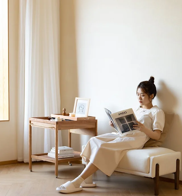 รถเข็นข้างโซฟา เรียบหรู - Image 4
