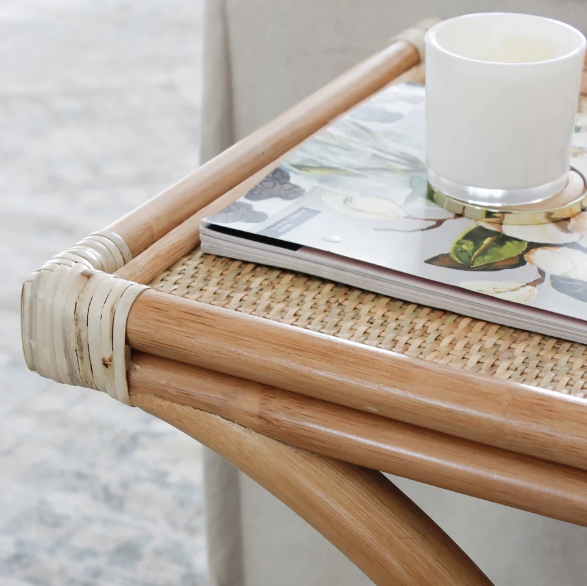 โต๊ะกาแฟหวาย Minori - Image 3