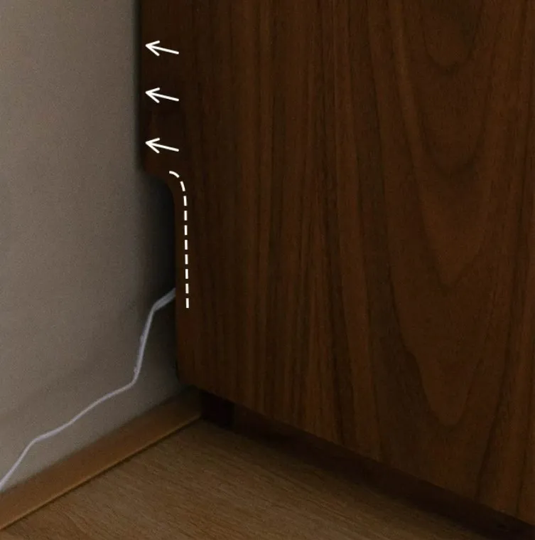 ตู้ข้างเตียง Smart Multifunction ชาร์จแบบไร้สาย พร้อมลิ้นชักเก็บของ - Image 7