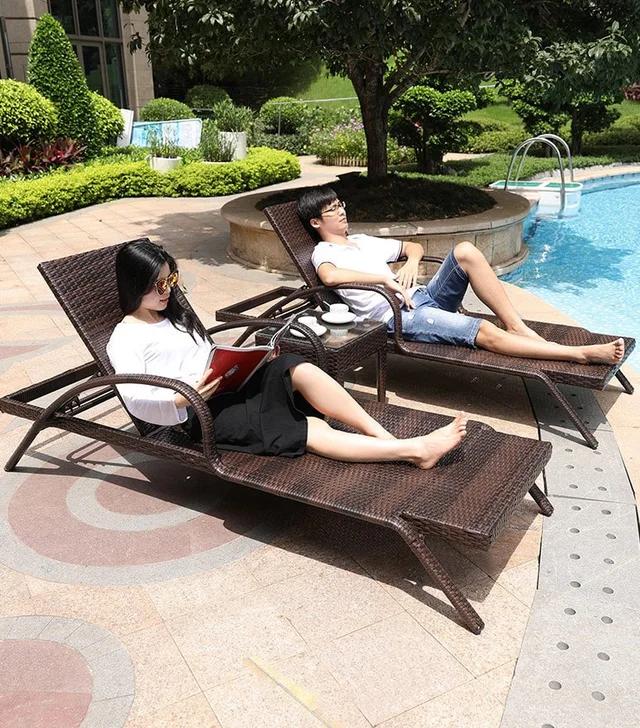เตียงอาบแดดหวาย รุ่น Joben - Image 2