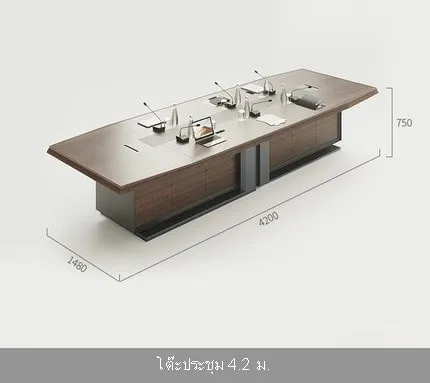 โต๊ะประชุมไม้ยาว รุ่น Kuro - Image 8