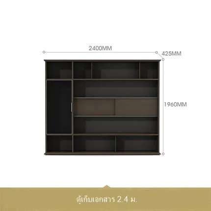 โต๊ะผู้บริหารแบบหรูหรา รุ่น Toshio - Image 9