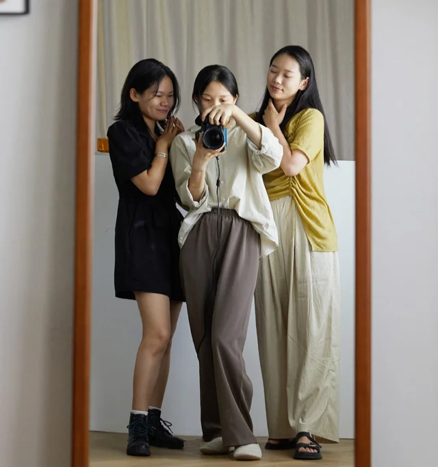 กระจกแต่งตัวไม้แบบนอร์ดิก - Image 6