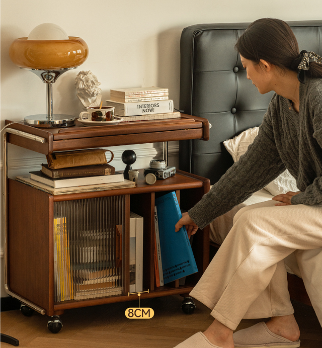 ชั้นวางของไม้แบบวินเทจ รุ่น Kiko - Image 7