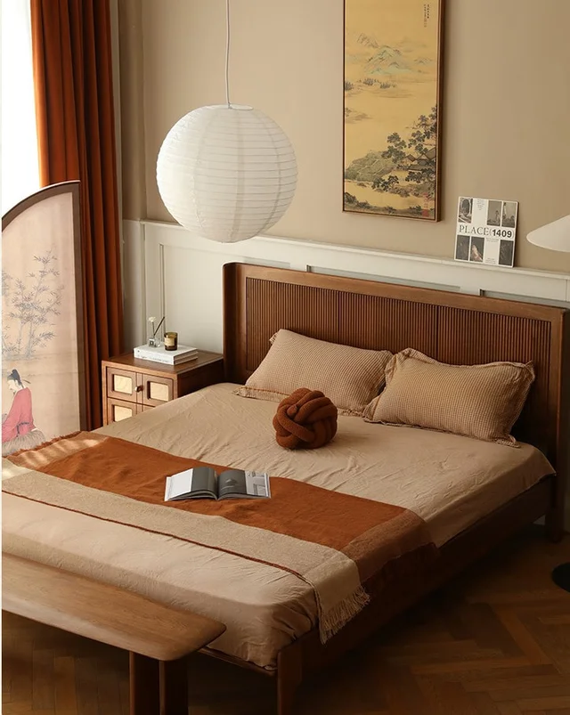 เตียงนอนไม้แบบวินเทจ รุ่น Sakura - Image 5