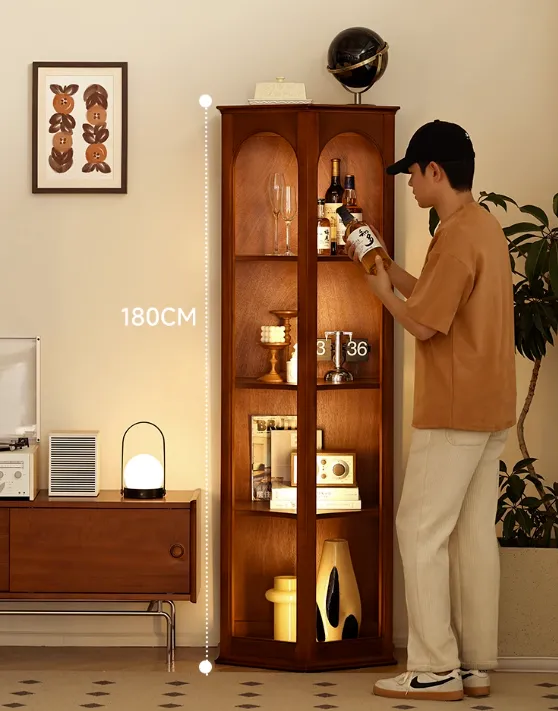 ตู้โชว์เข้ามุมสไตล์คลาสสิค รุ่น Minori - Image 7