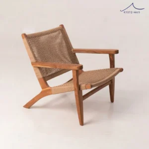 เก้าอี้ไม้บุหวาย Lounge Chair