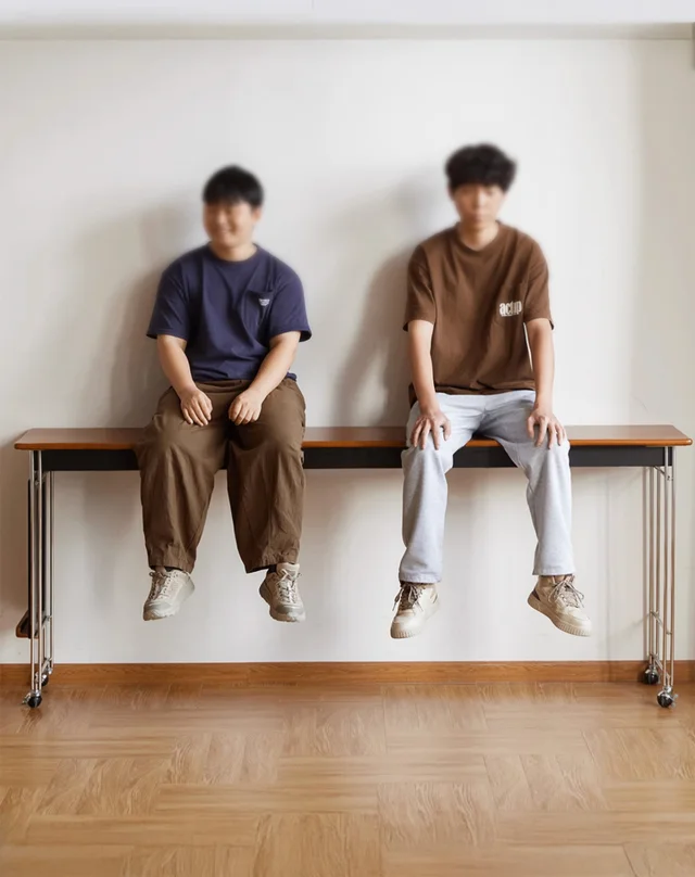 โต๊ะข้างเตียงเตียงไม้ โต๊ะคอม เคลื่อนย้ายได้ - Image 7