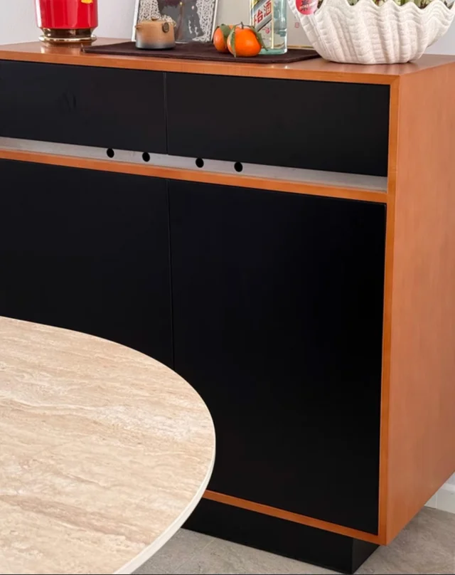 ตู้ลิ้นชักไม้เนื้อแข็งดีไซน์มินิมอล Haru Wooden Drawer - Image 7
