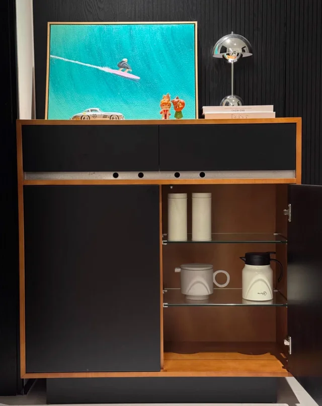 ตู้ลิ้นชักไม้เนื้อแข็งดีไซน์มินิมอล Haru Wooden Drawer - Image 9