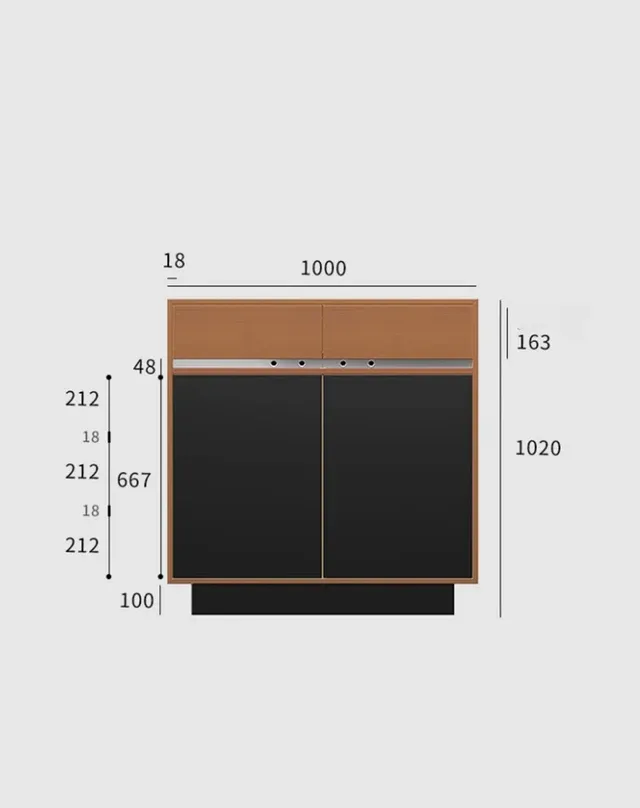 ตู้ลิ้นชักไม้เนื้อแข็งดีไซน์มินิมอล Haru Wooden Drawer - Image 13